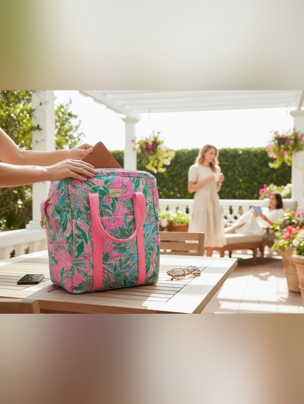 NWT Lilly Pulitzer Backpack Cooler 11"Wx4"Dx14"H